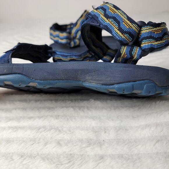 Teva Men’s Blue Sport Sandals Size 5 Strappy Outdoor Hiking Trail Water Gorpcore - Picture 9 of 12